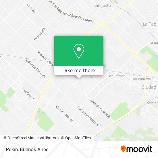 Mapa de Pekín
