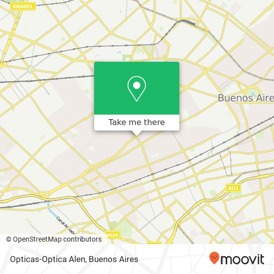 Mapa de Opticas-Optica Alen