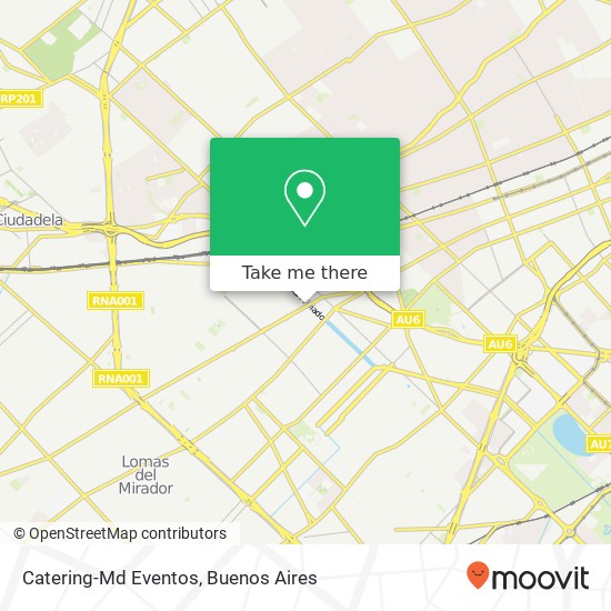 Catering-Md Eventos map