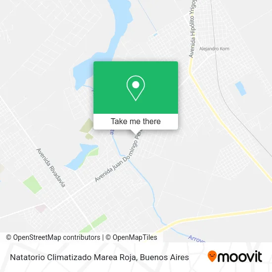 Natatorio Climatizado Marea Roja map