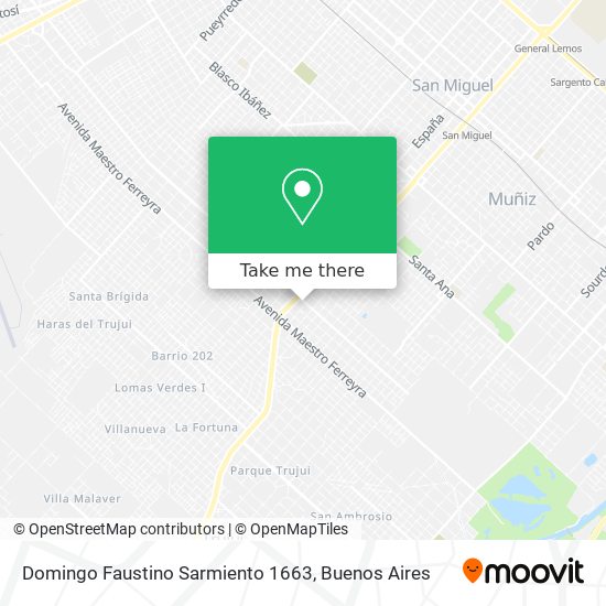 Mapa de Domingo Faustino Sarmiento 1663