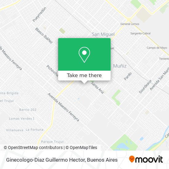 Mapa de Ginecologo-Diaz Guillermo Hector