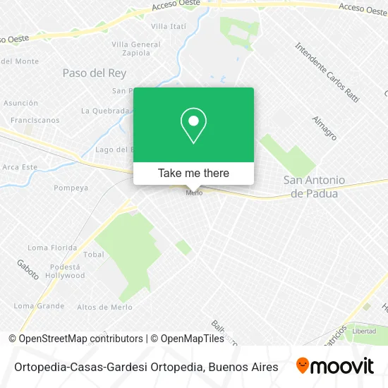 Mapa de Ortopedia-Casas-Gardesi Ortopedia