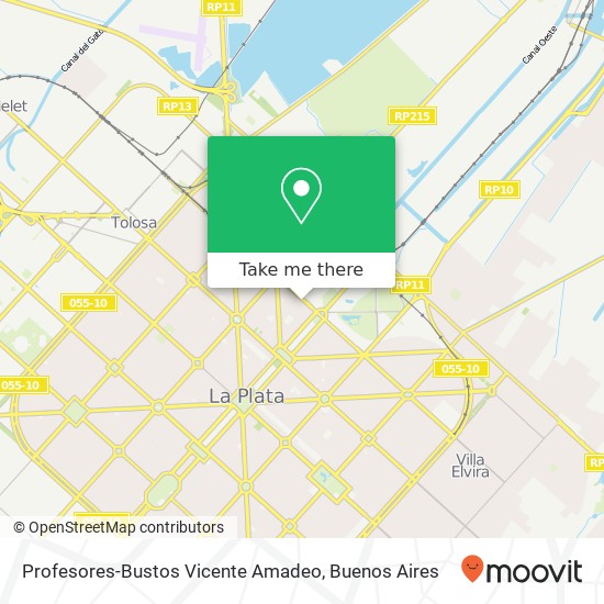Profesores-Bustos Vicente Amadeo map