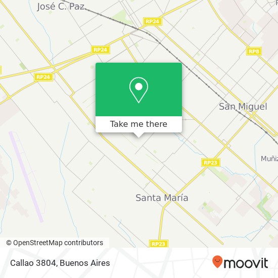 Callao 3804 map