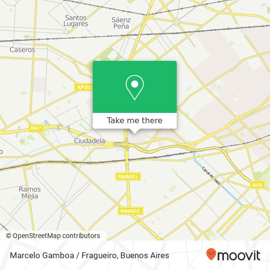 Marcelo Gamboa / Fragueiro map