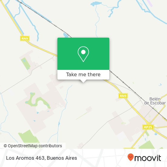 Los Aromos 463 map