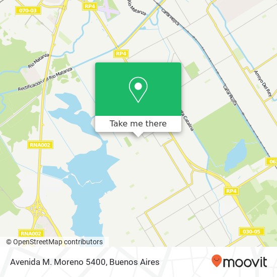 Avenida M. Moreno 5400 map