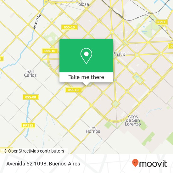 Avenida 52 1098 map