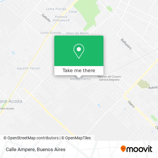 Calle Ampere map