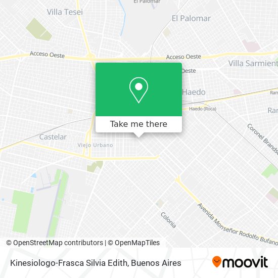 Kinesiologo-Frasca Silvia Edith map