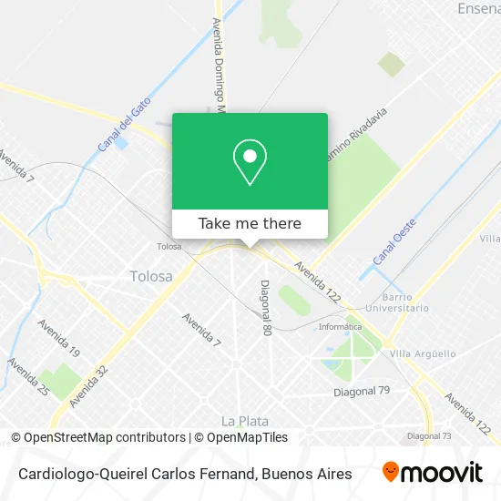 Cardiologo-Queirel Carlos Fernand map