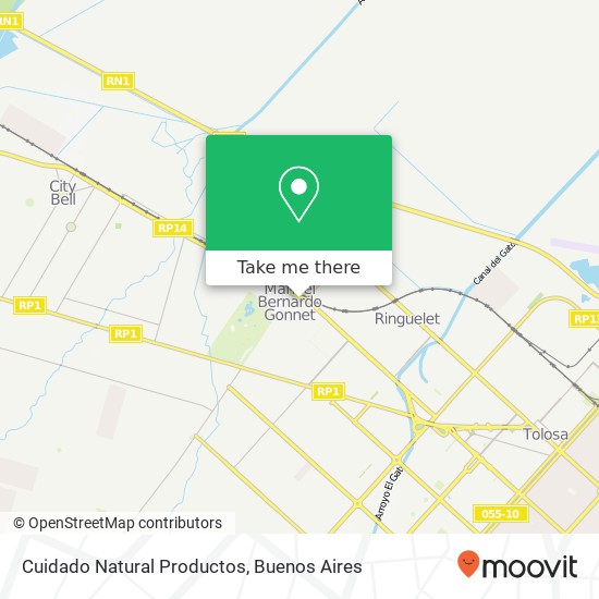 Cuidado Natural Productos map