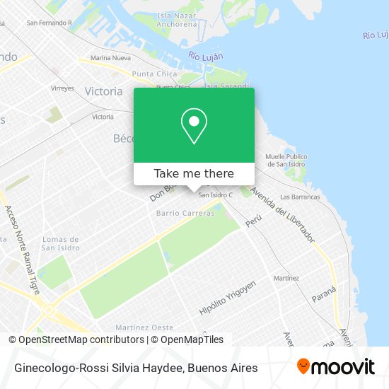 Mapa de Ginecologo-Rossi Silvia Haydee