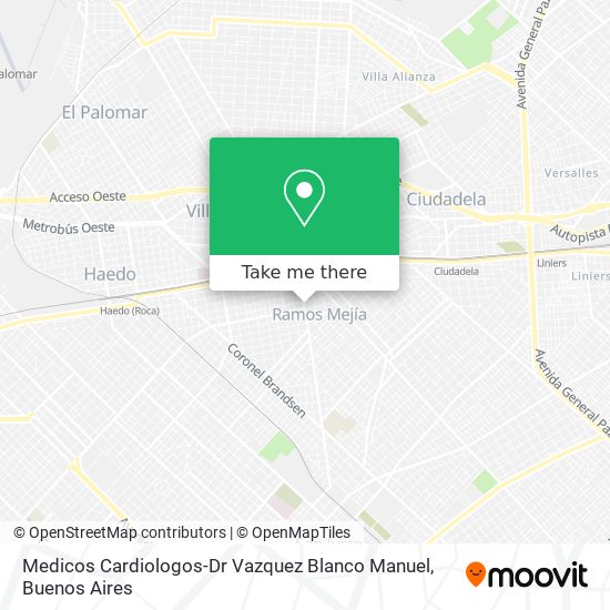 Medicos Cardiologos-Dr Vazquez Blanco Manuel map