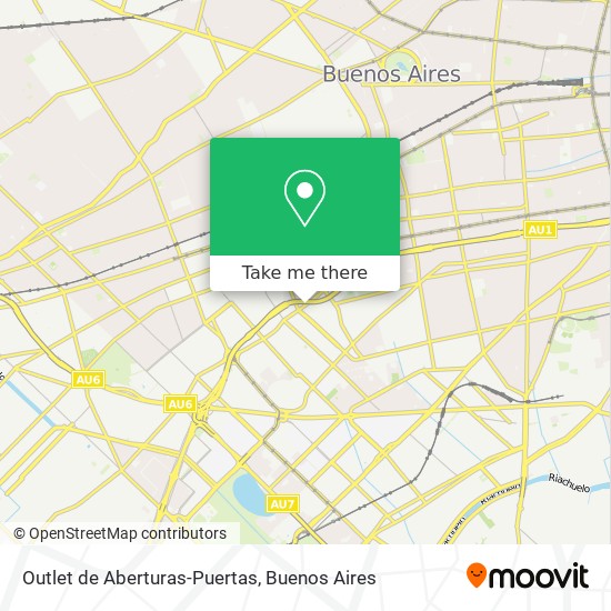 Outlet de Aberturas-Puertas map