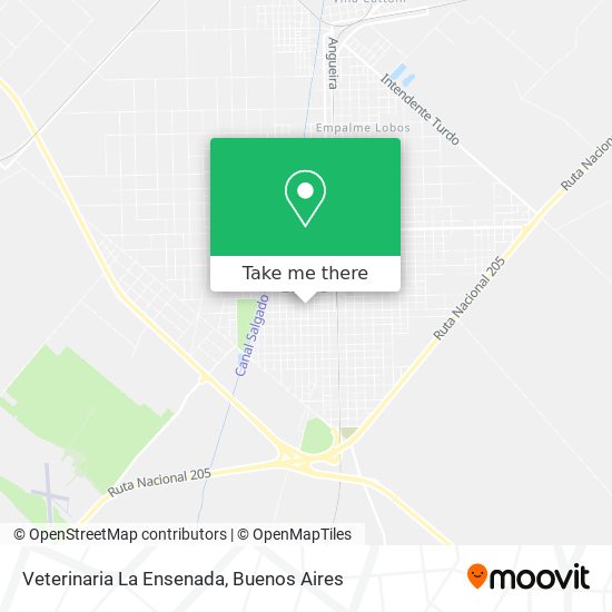 Veterinaria La Ensenada map