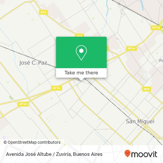 Avenida José Altube / Zuviría map