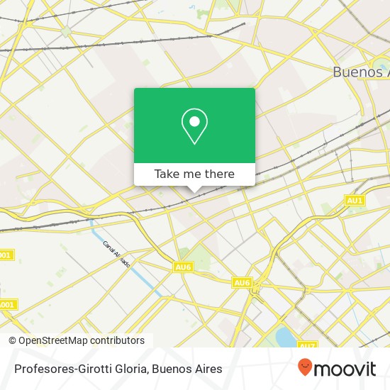 Profesores-Girotti Gloria map
