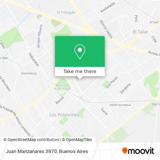 Juan Manzanares 3870 map