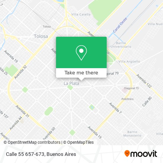 Calle 55 657-673 map