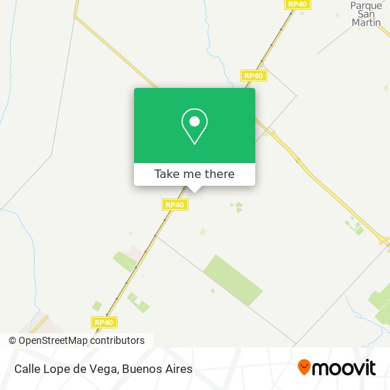 Calle Lope de Vega map