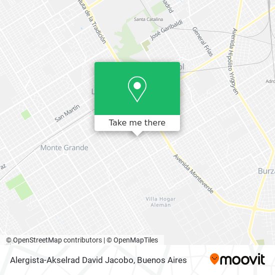 Mapa de Alergista-Akselrad David Jacobo