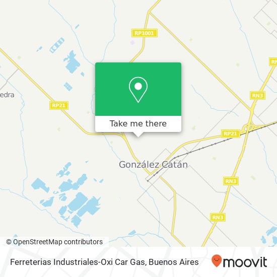 Ferreterias Industriales-Oxi Car Gas map