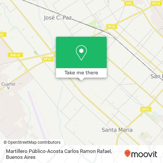 Martillero Público-Acosta Carlos Ramon Rafael map