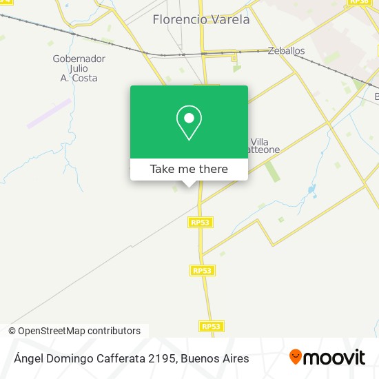 Mapa de Ángel Domingo Cafferata 2195