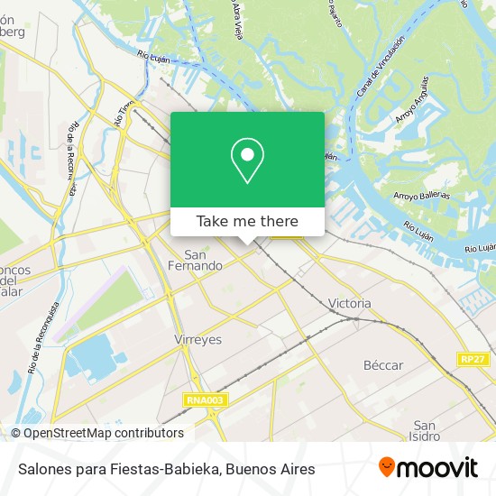 Salones para Fiestas-Babieka map