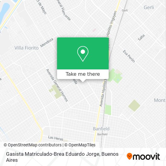 Gasista Matriculado-Brea Eduardo Jorge map
