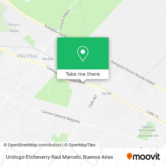 Urólogo-Etcheverry Raul Marcelo map