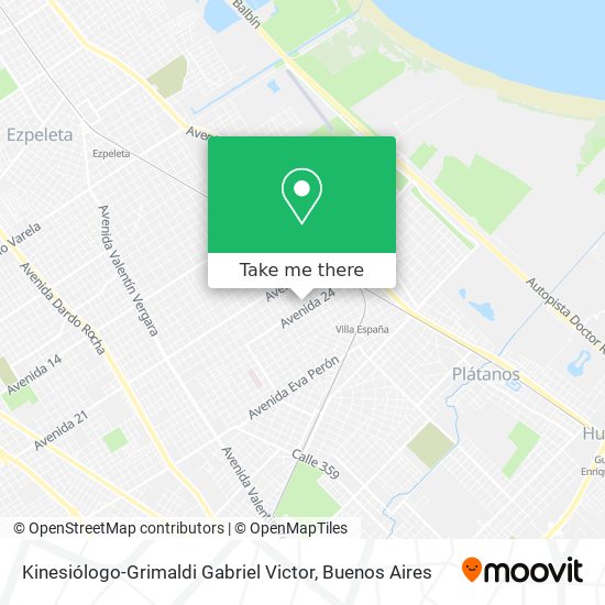 Kinesiólogo-Grimaldi Gabriel Victor map