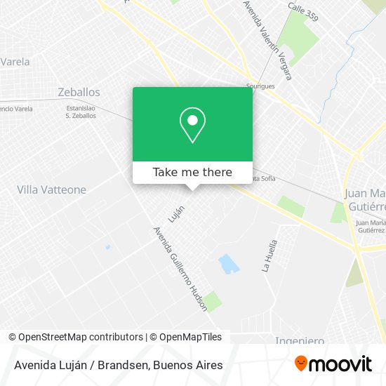 Mapa de Avenida Luján / Brandsen