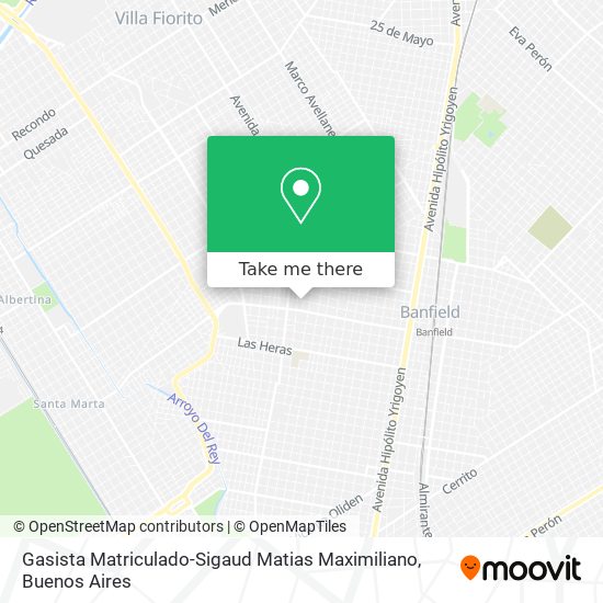 Gasista Matriculado-Sigaud Matias Maximiliano map