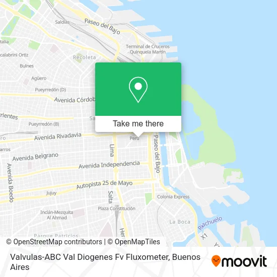 Valvulas-ABC Val Diogenes Fv Fluxometer map