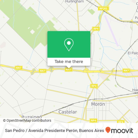 San Pedro / Avenida Presidente Perón map