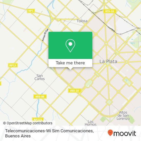 Mapa de Telecomunicaciones-Wi Sim Comunicaciones