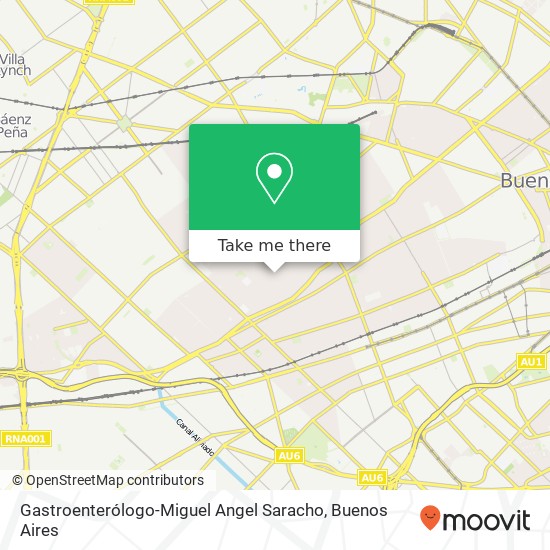 Gastroenterólogo-Miguel Angel Saracho map