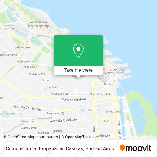 Cumen-Cumen Empanadas Caseras map