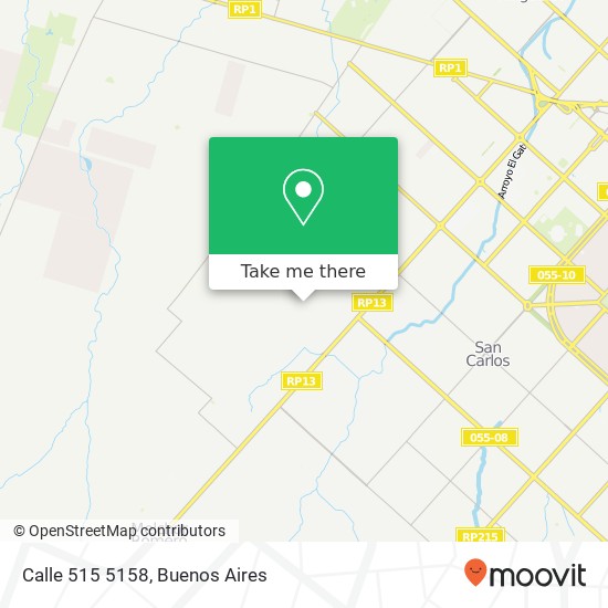 Calle 515 5158 map