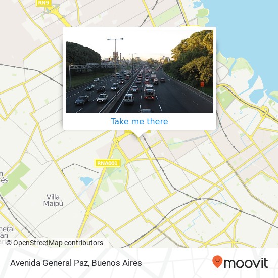 Mapa de Avenida General Paz