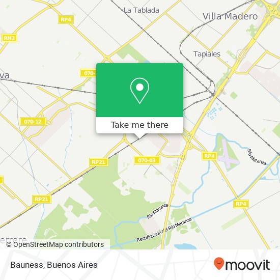 Bauness map