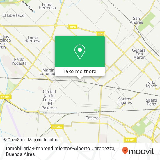 Inmobiliaria-Emprendimientos-Alberto Carapezza map