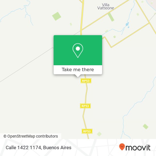 Mapa de Calle 1422 1174