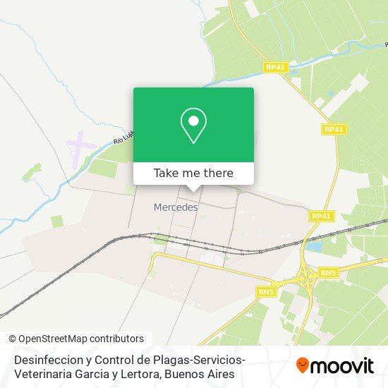 Desinfeccion y Control de Plagas-Servicios-Veterinaria Garcia y Lertora map