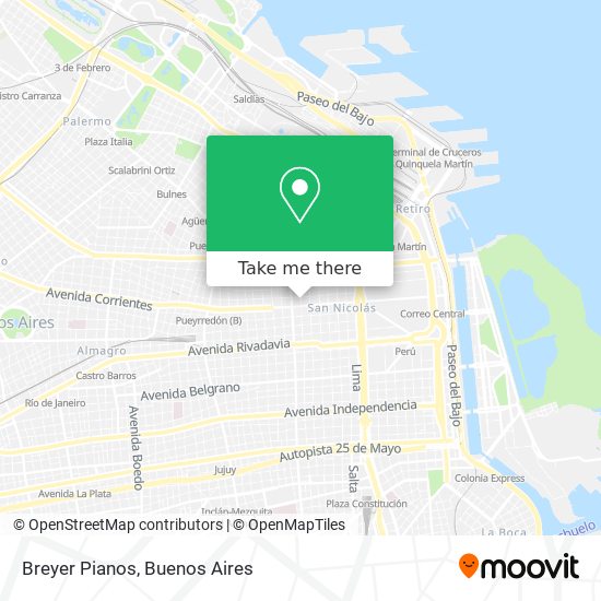 Breyer Pianos map