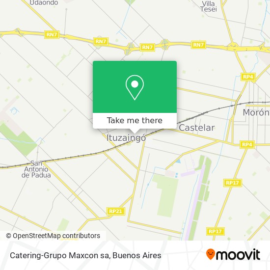 Catering-Grupo Maxcon sa map