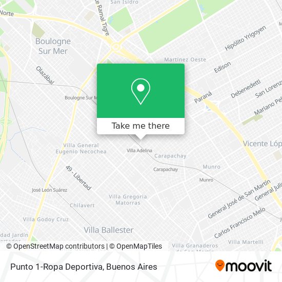 Mapa de Punto 1-Ropa Deportiva